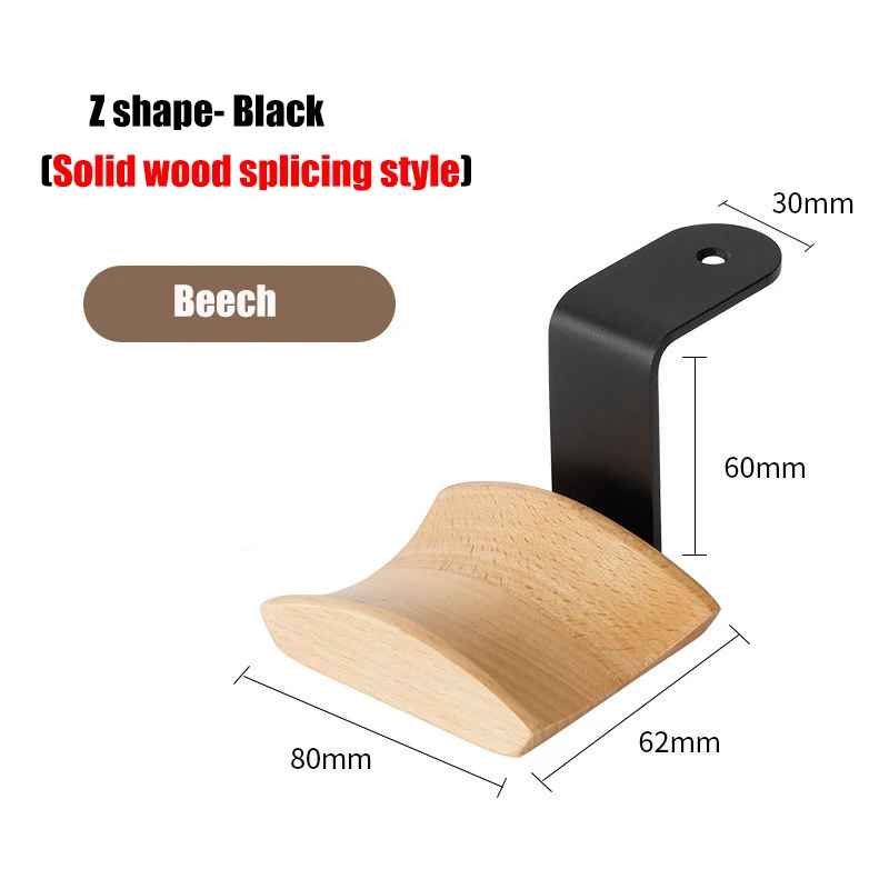 Wood 7 Aluminum Headphone Stand - Desk Headset Holder